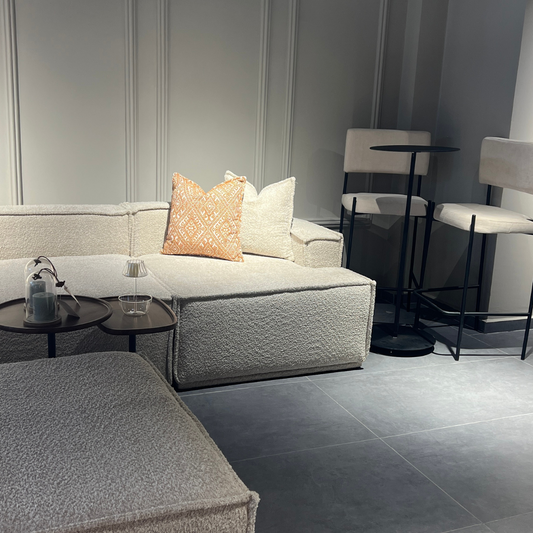 Canapé en bouclette