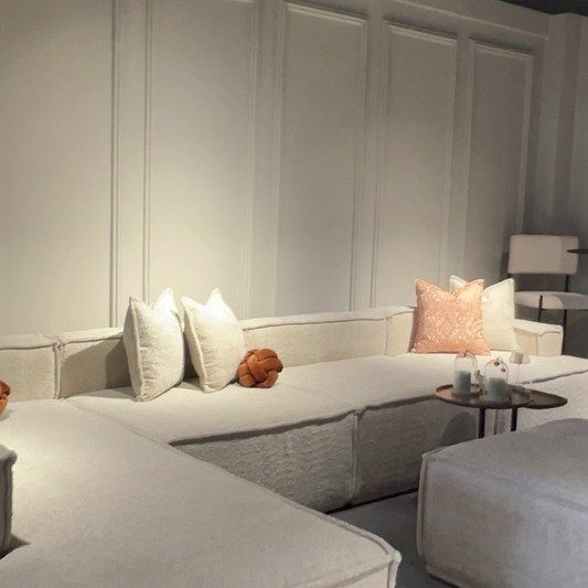 Canapé en bouclette