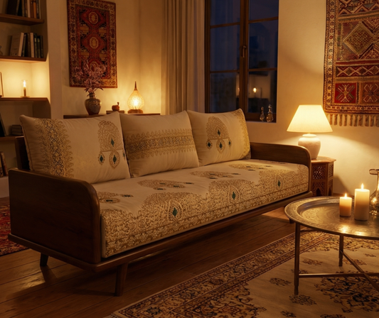 Salon marocain brodé