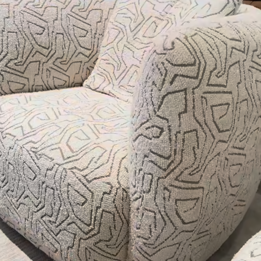 Chaise imprimé 1place